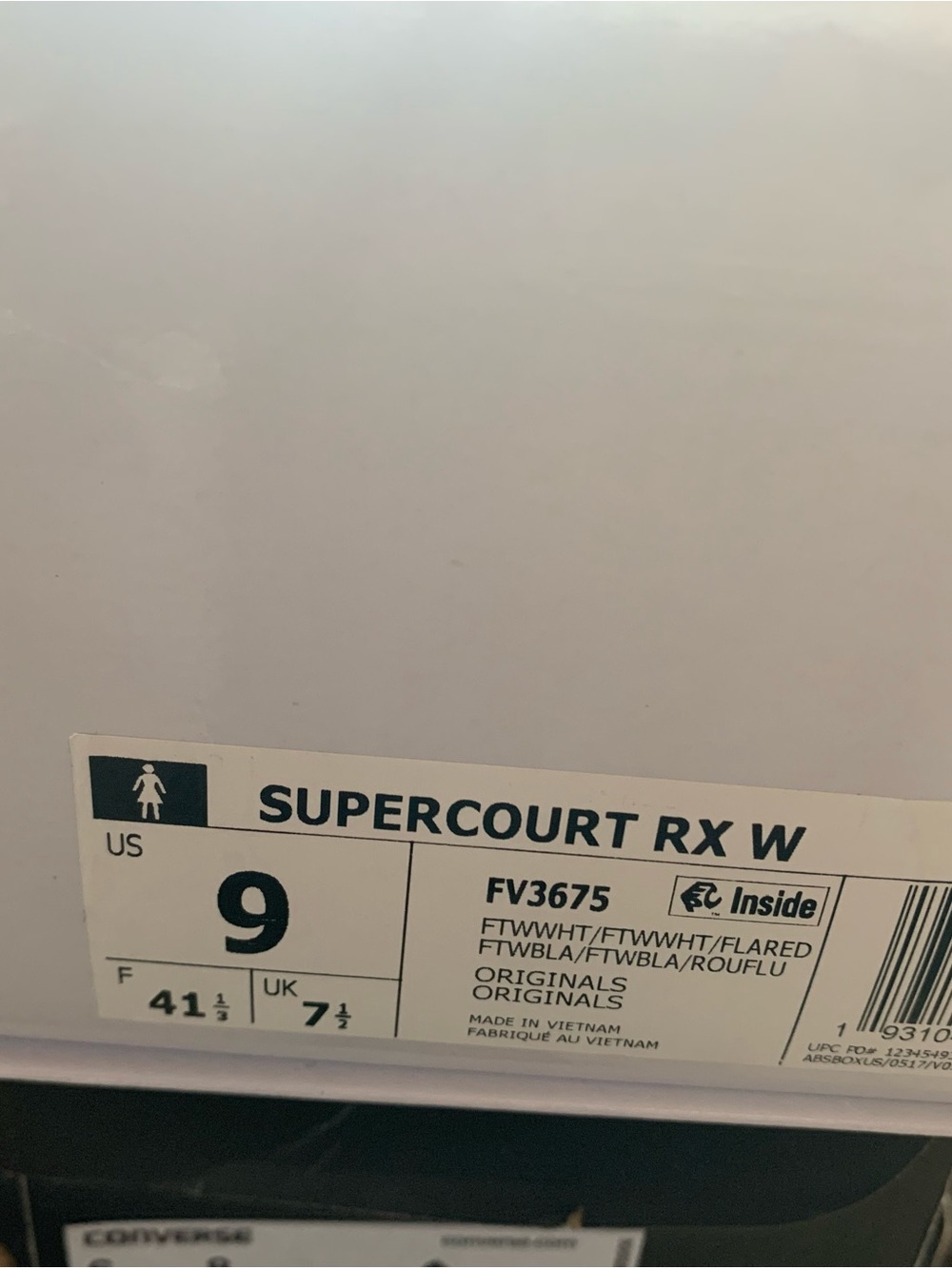 Women’s adidas supercourt rx size 9 brand new